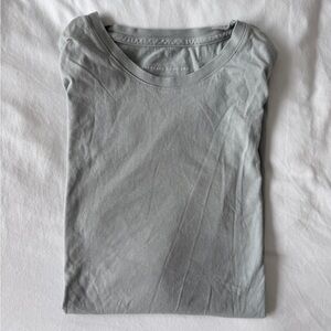 Everlane Dove Gray Cotton T-Shirt